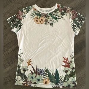 VINTAGE,Floral Print Men's Tank Top